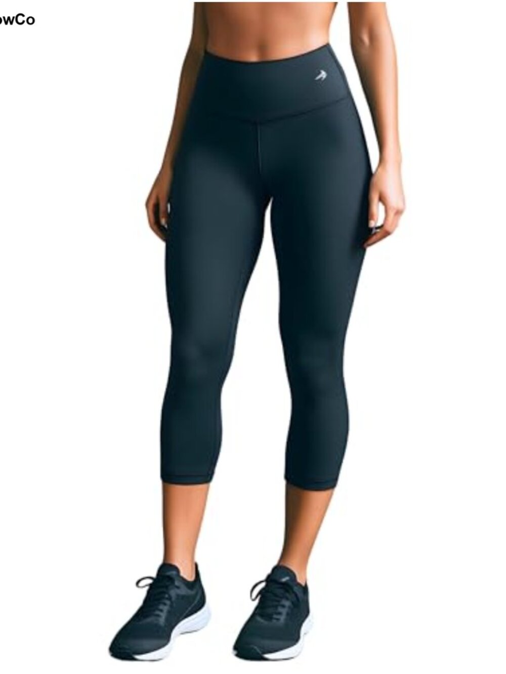 Compression Capri Leggings Women High Waist Tummy Control Yoga Workout Pants